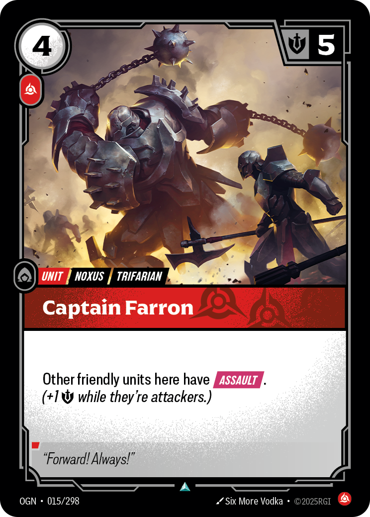 Captain Farron · OGN 015