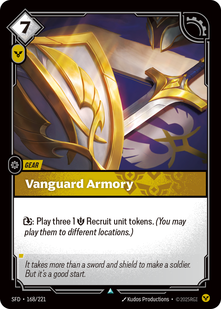 Vanguard Armory · SFD 168