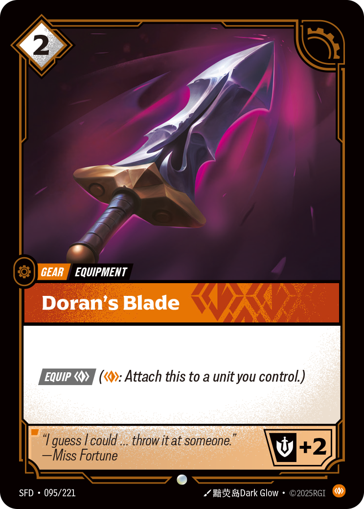 Doran's Blade · SFD 095