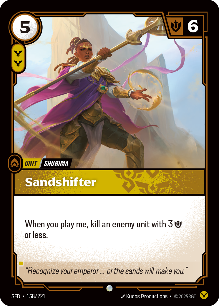 Sandshifter · SFD 158