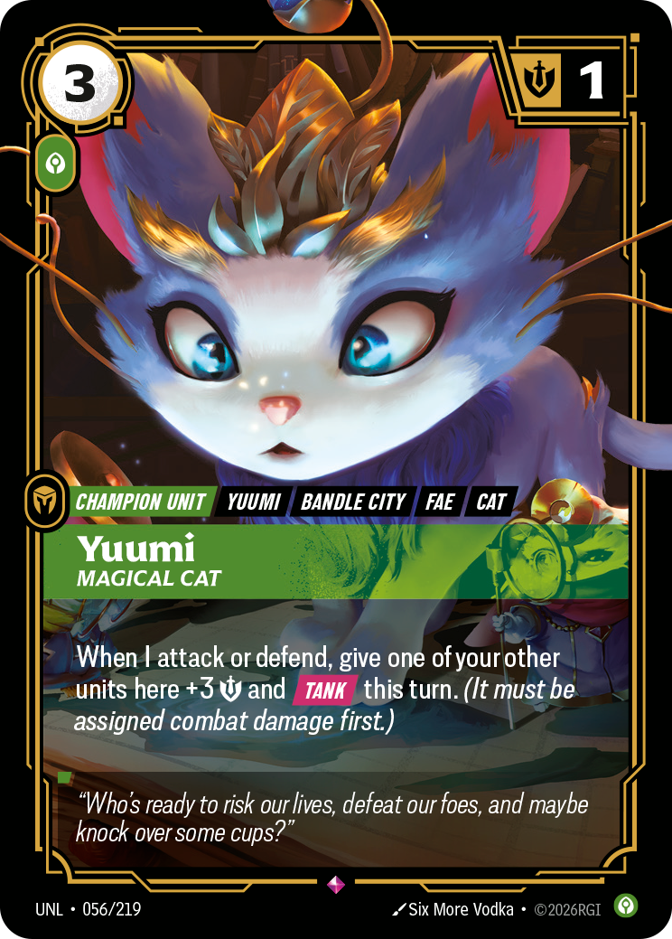 Yuumi, Magical Cat · UNL 056