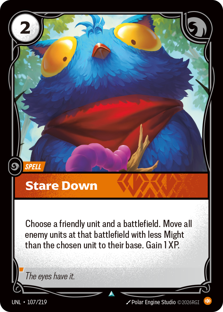 Stare Down · UNL 107