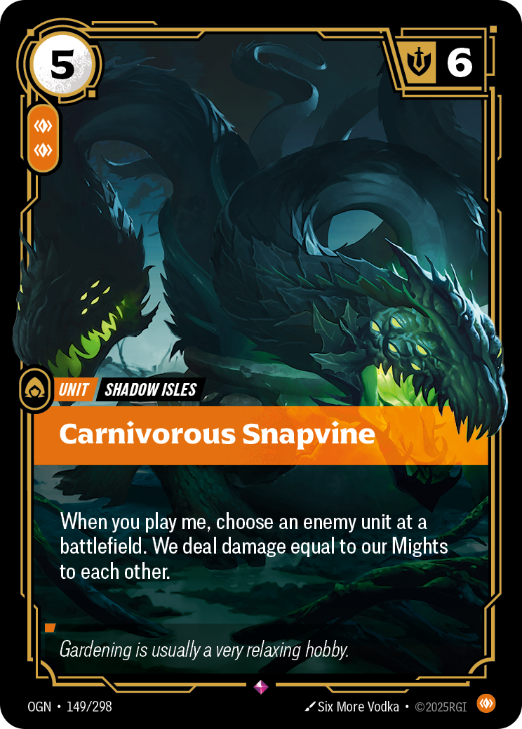 Carnivorous Snapvine · OGN 149