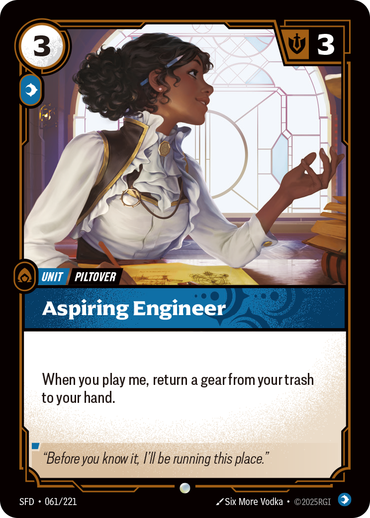 Aspiring Engineer · SFD 061