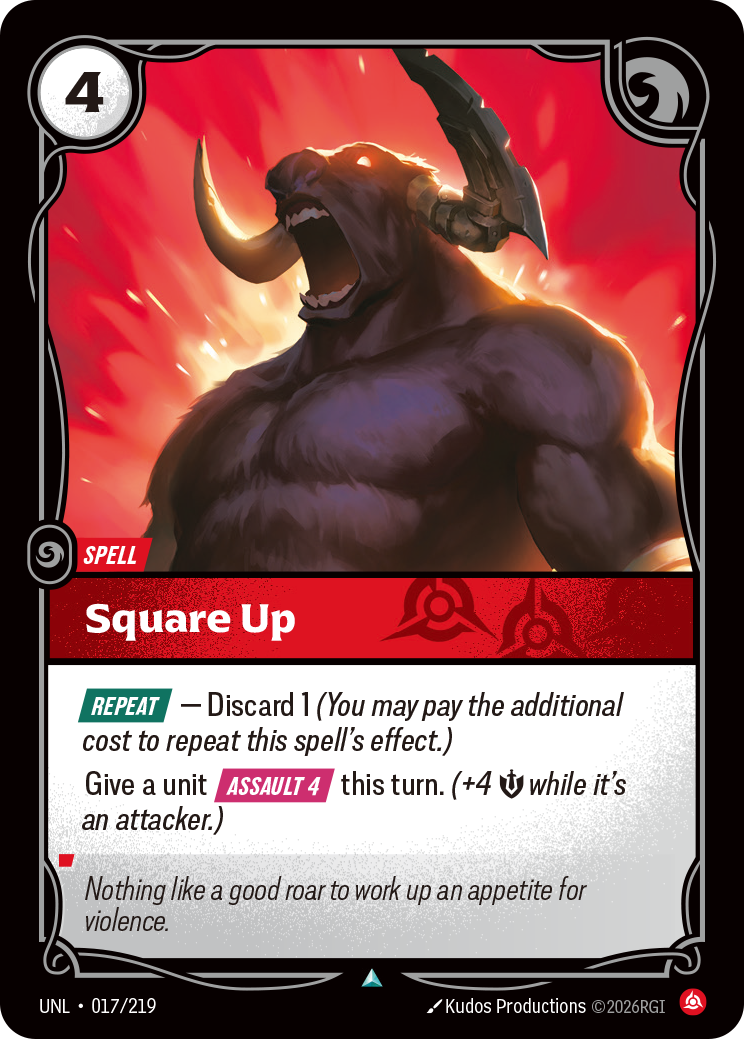Square Up · UNL 017