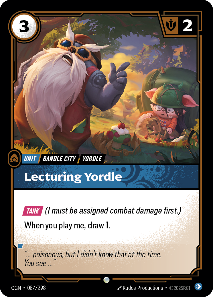 Lecturing Yordle · OGN 087