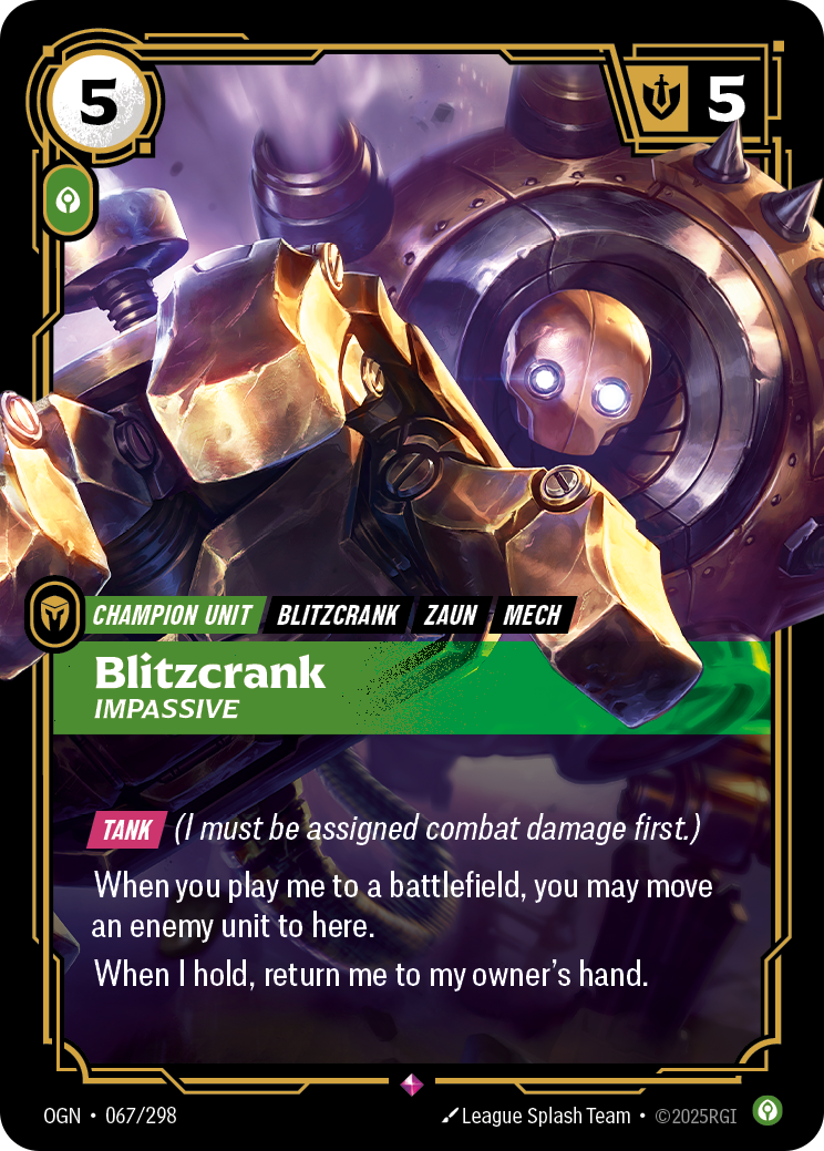 Blitzcrank, Impassive · OGN 067