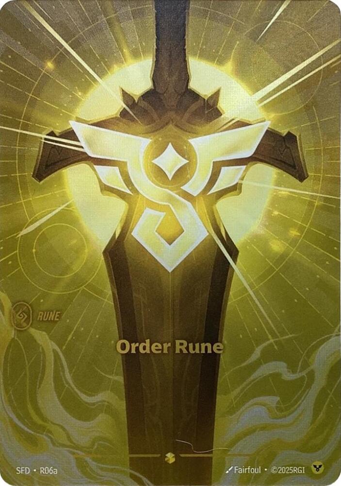 Order Rune (R06a) · SFD R06a