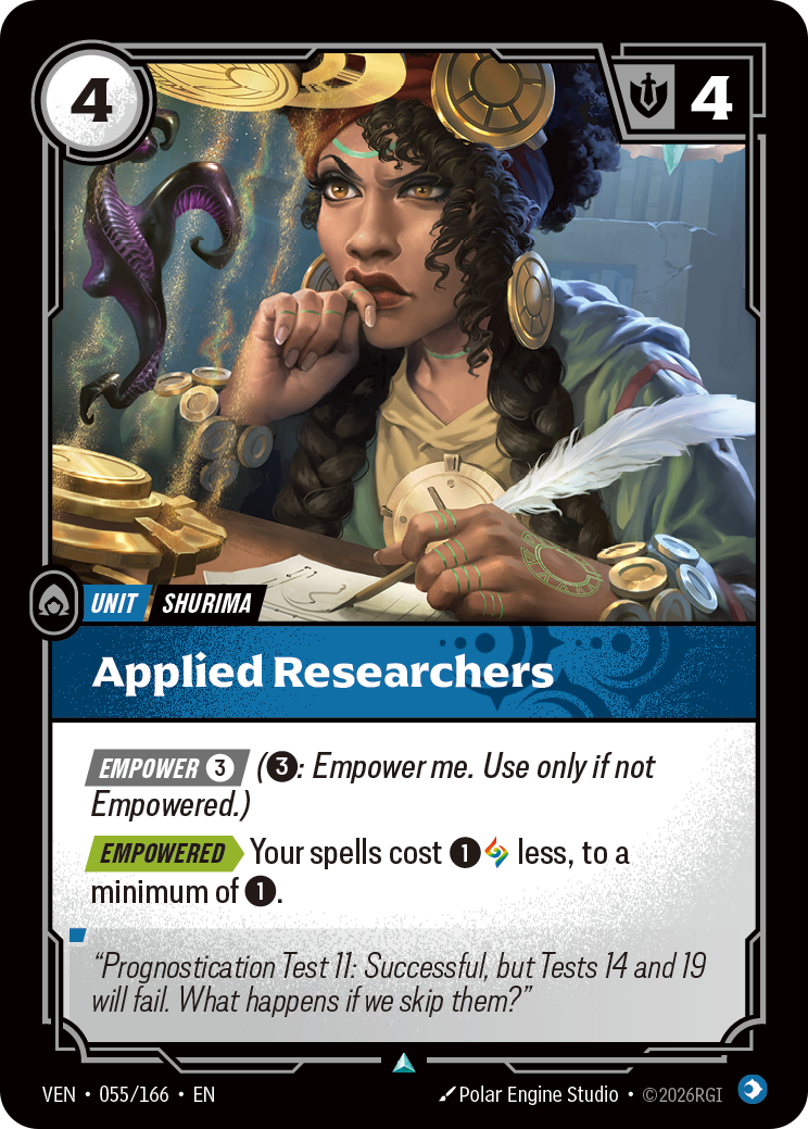 Applied Researchers · VEN 055