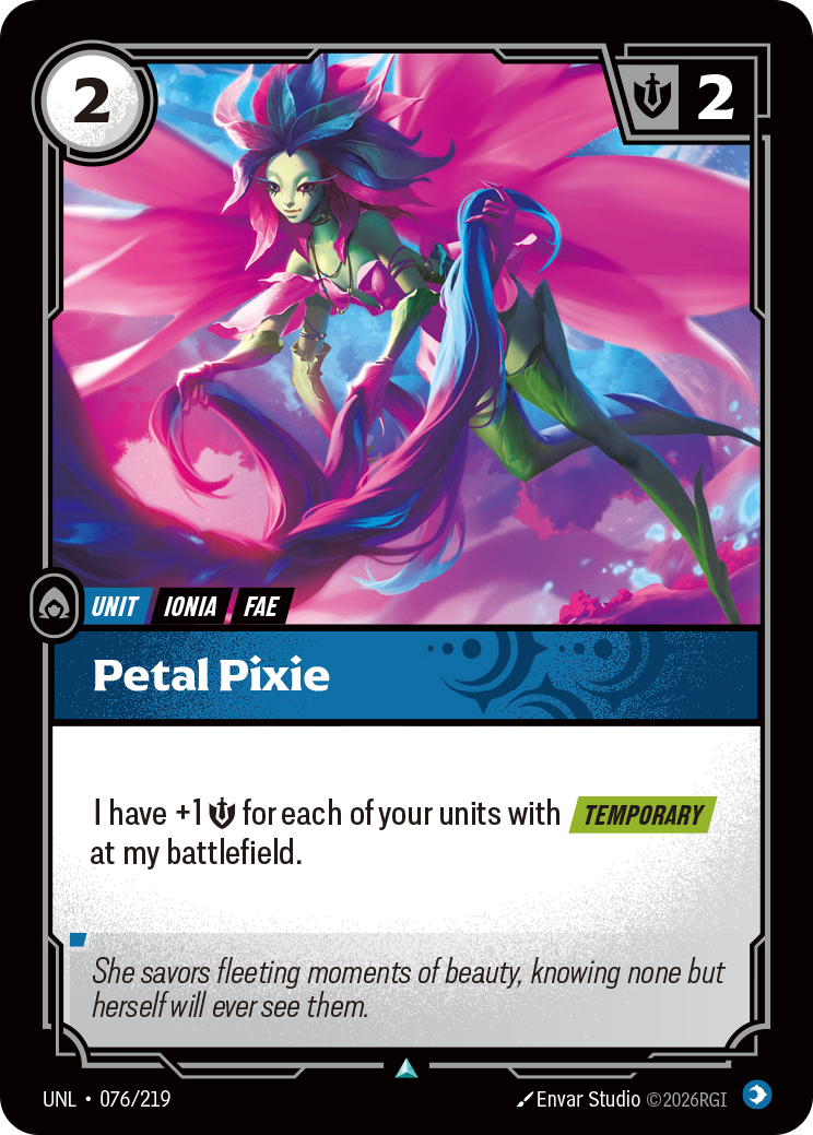 Petal Pixie · UNL 076