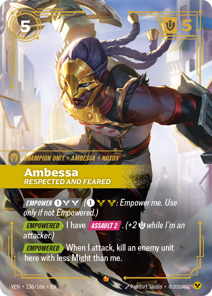 Ambessa, Respected and Feared · VEN 136