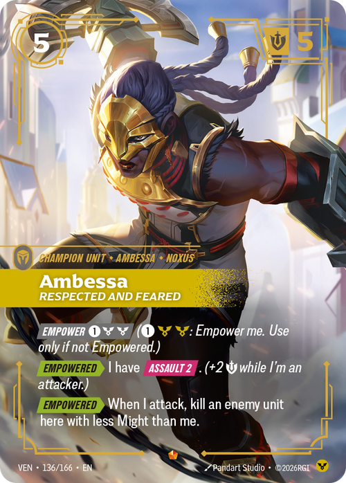 Ambessa, Respected and Feared · VEN 136