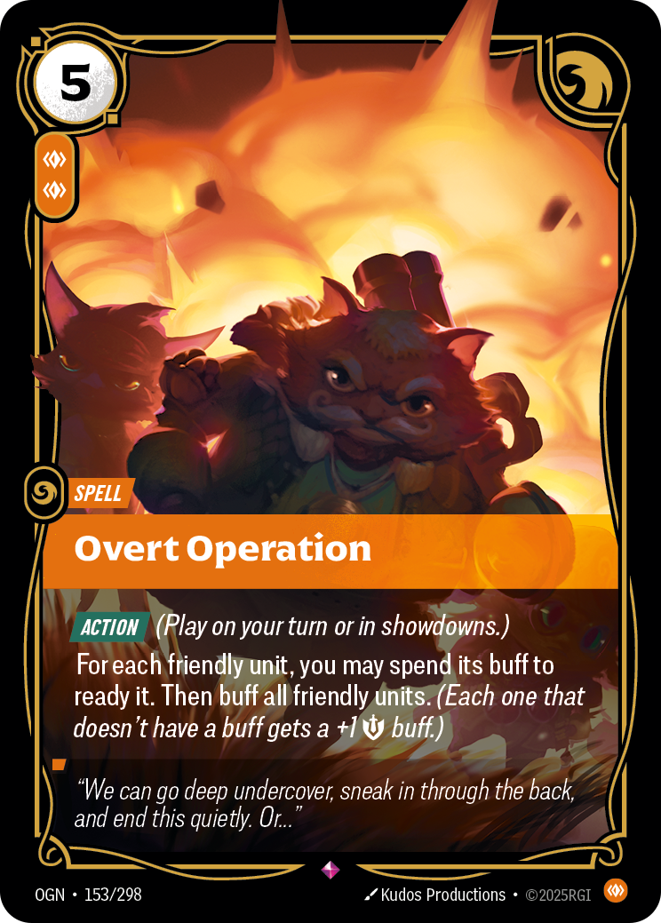 Overt Operation · OGN 153