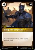 Vanguard Sergeant · OGN 219