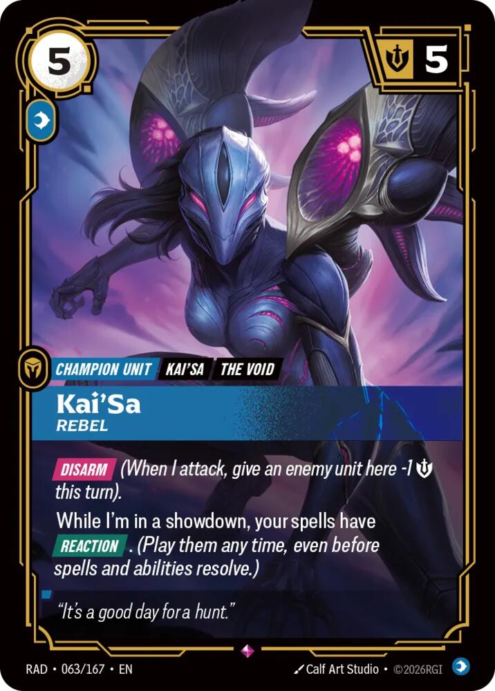 Kai'Sa, Rebel · RAD 063