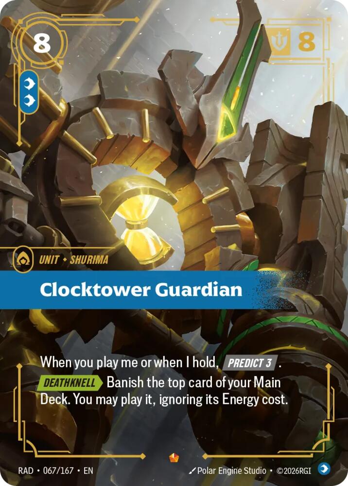 Clocktower Guardian · RAD 067