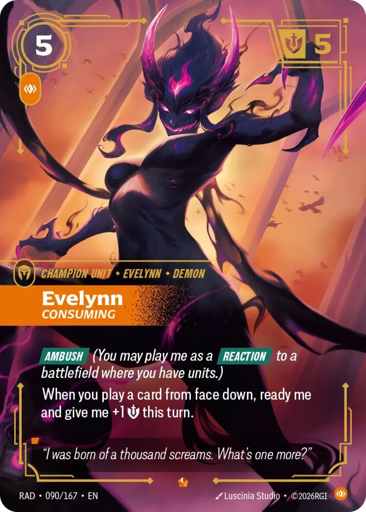 Evelynn, Consuming · RAD 090