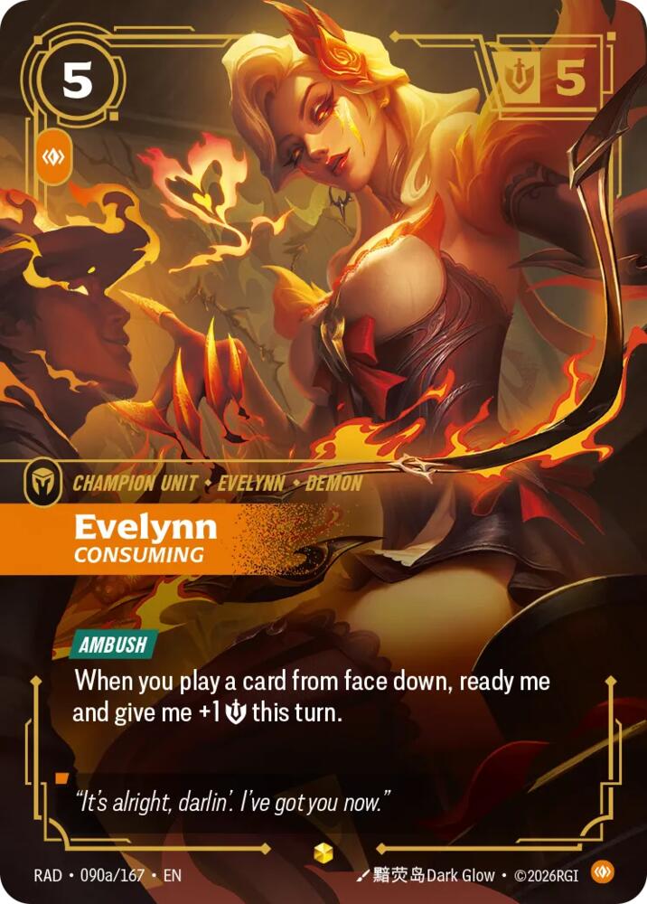 Evelynn, Consuming (Alternate Art) · RAD 090a