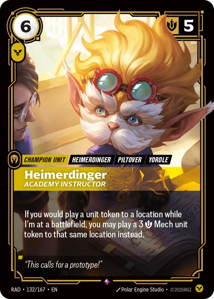 Heimerdinger, Academy Instructor · RAD 132