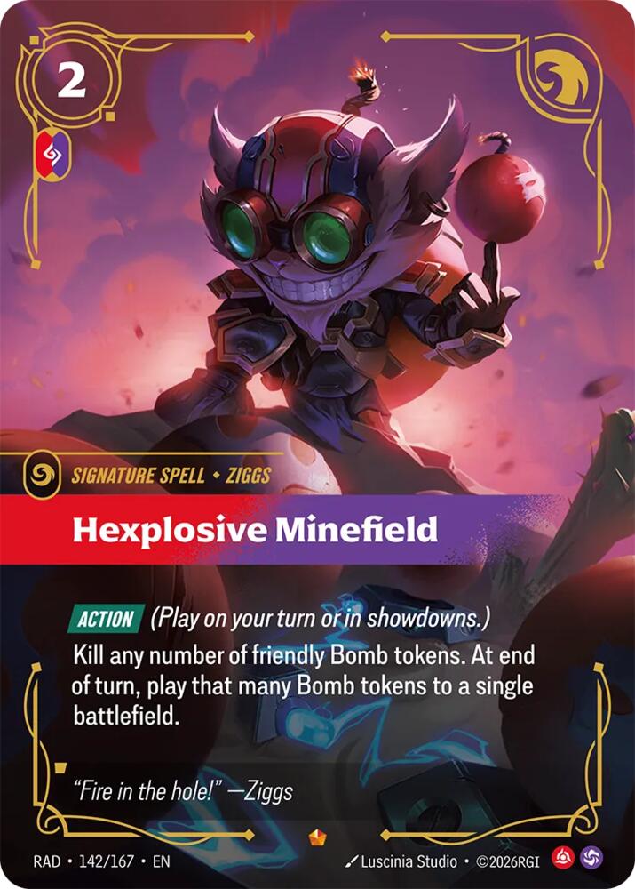 Hexplosive Minefield · RAD 142