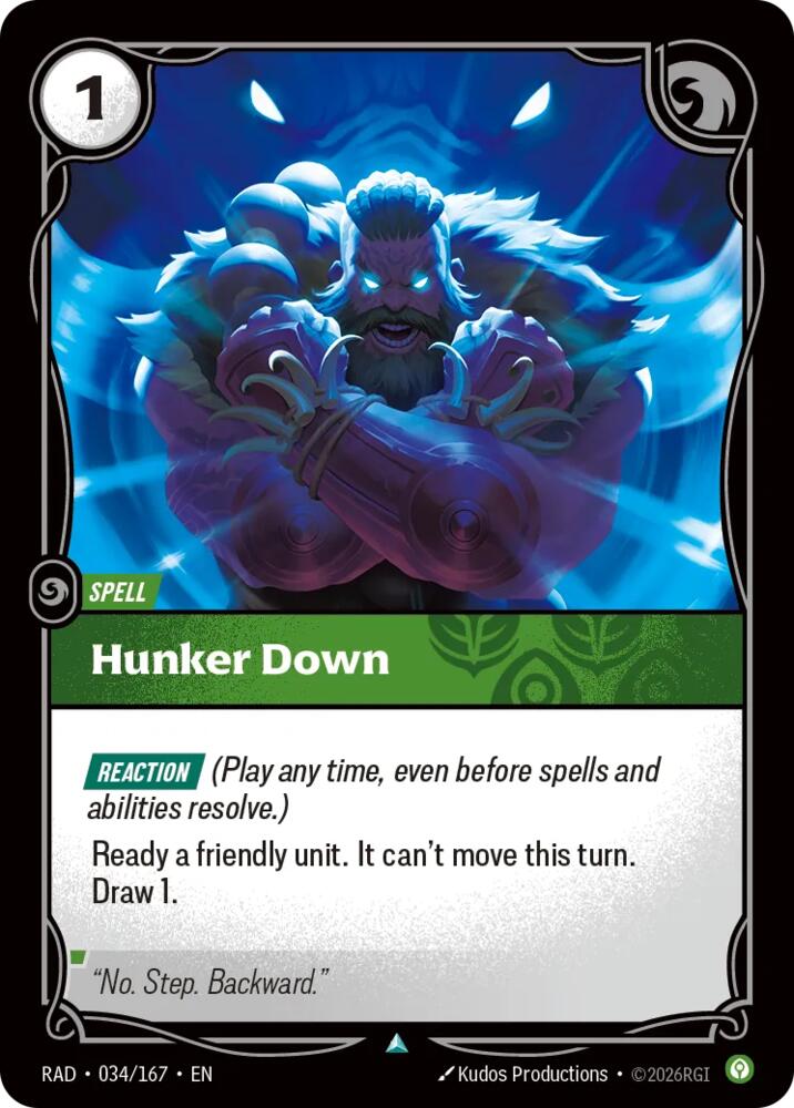 Hunker Down · RAD 034
