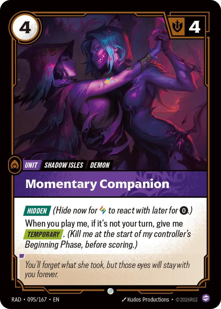 Momentary Companion · RAD 095