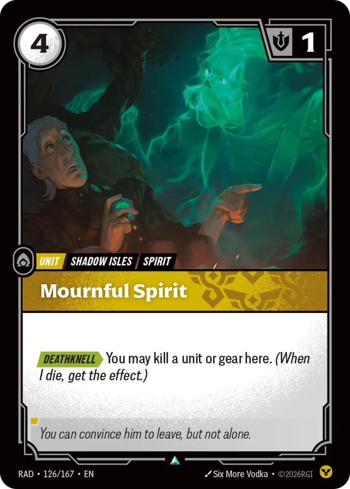 Mournful Spirit · RAD 126