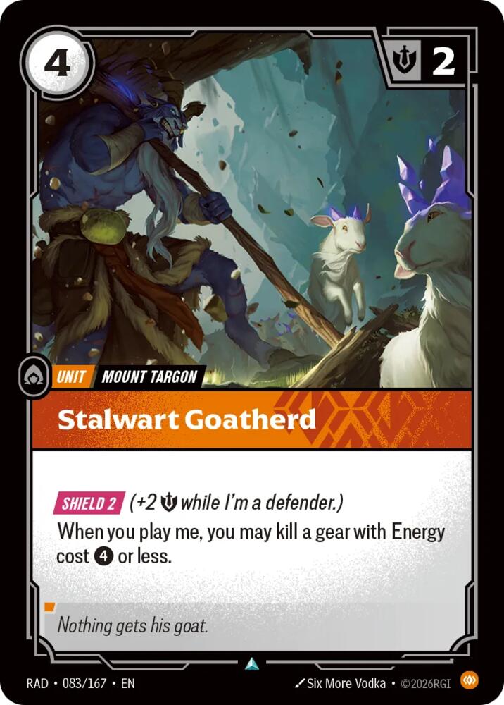 Stalwart Goatherd · RAD 083