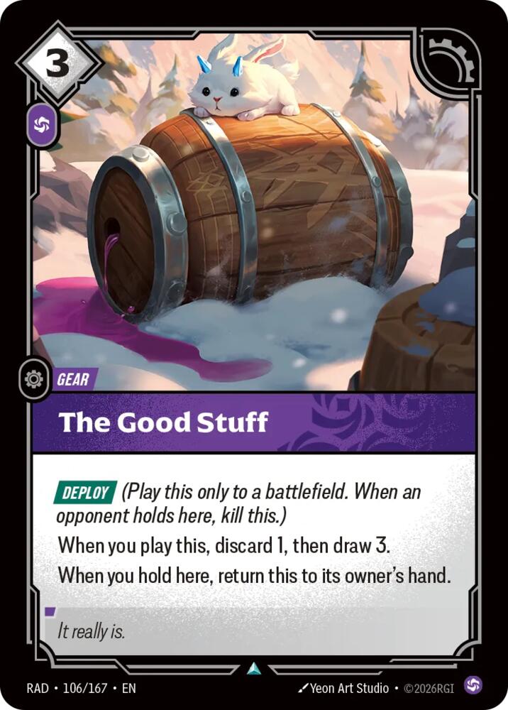 The Good Stuff · RAD 106