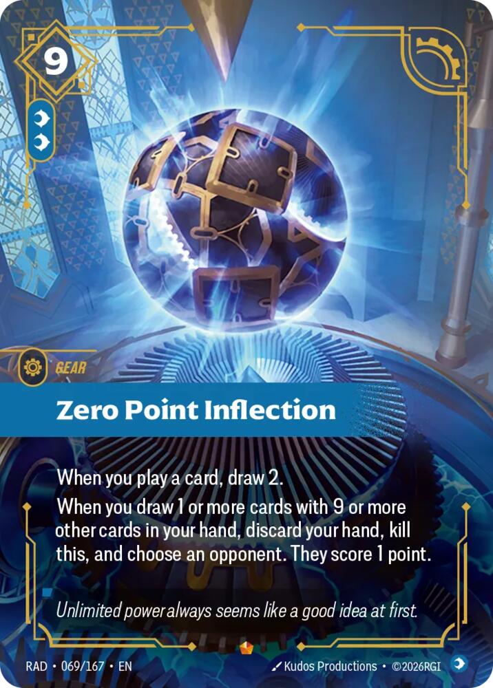 Zero Point Inflection · RAD 069
