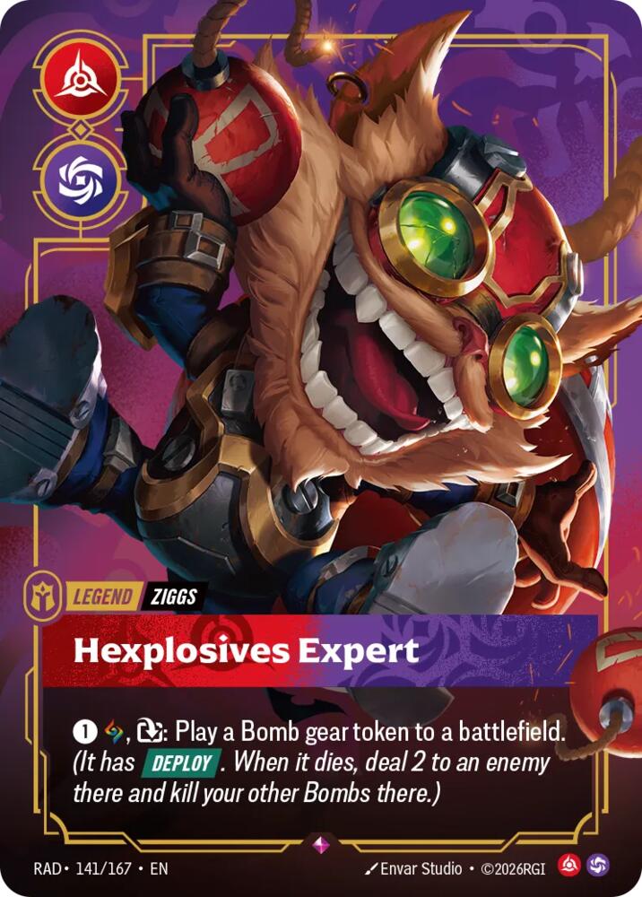 Ziggs, Hexplosives Expert · RAD 141