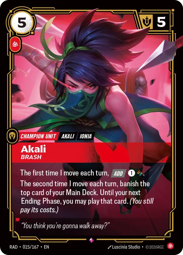 Akali, Brash · RAD 015