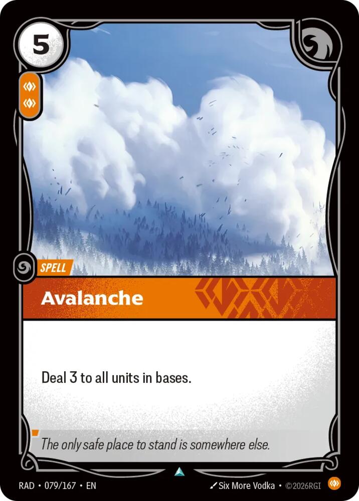 Avalanche · RAD 079