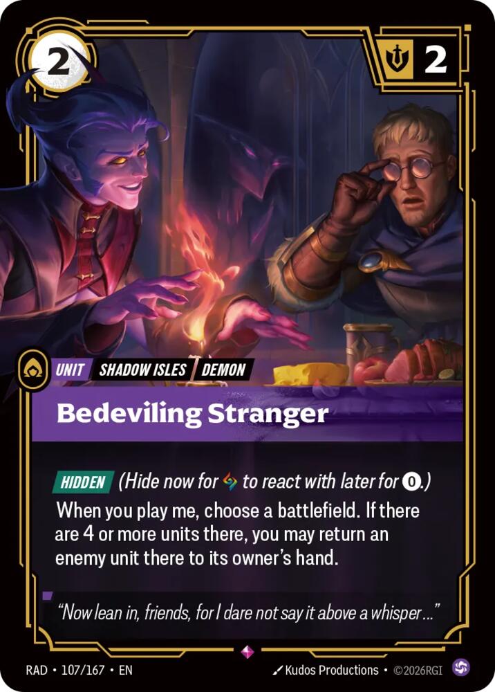 Bedeviling Stranger · RAD 107