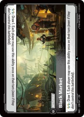 Black Market · RAD 158