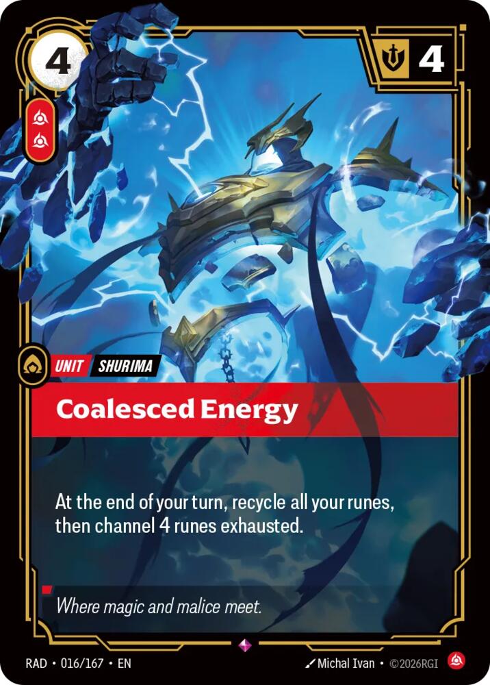 Coalesced Energy · RAD 016