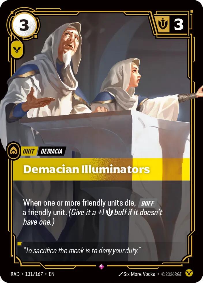 Demacian Illuminators · RAD 131