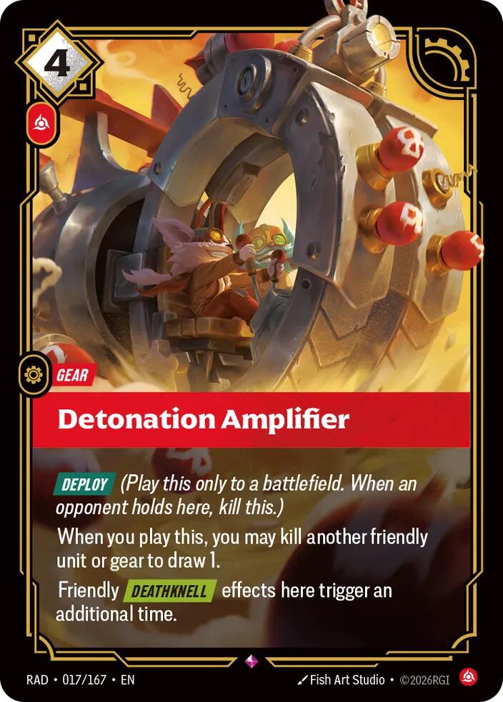 Detonation Amplifier · RAD 017