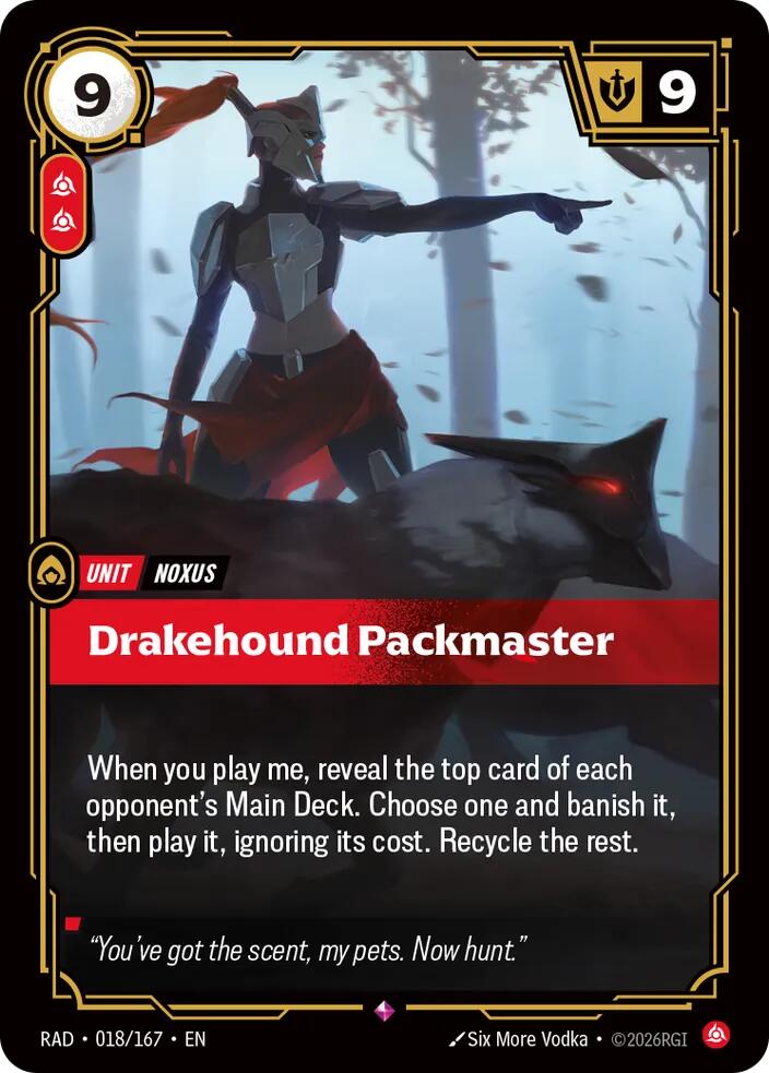 Drakehound Packmaster · RAD 018