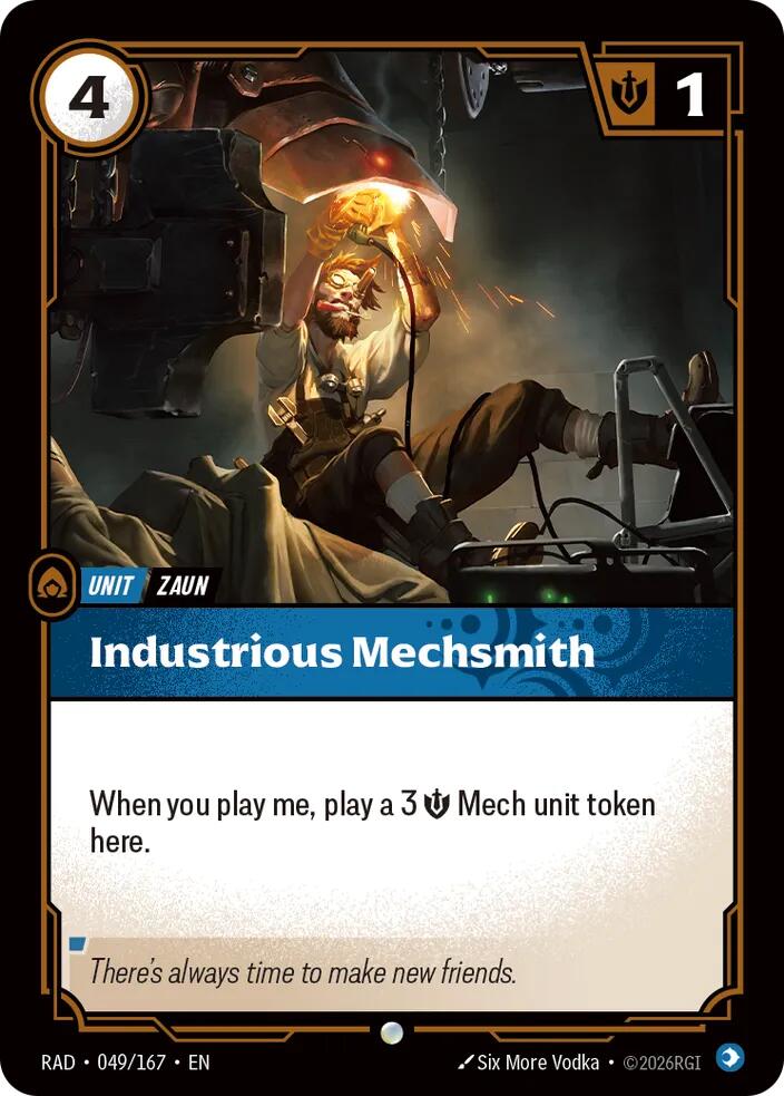 Industrious Mechsmith · RAD 049