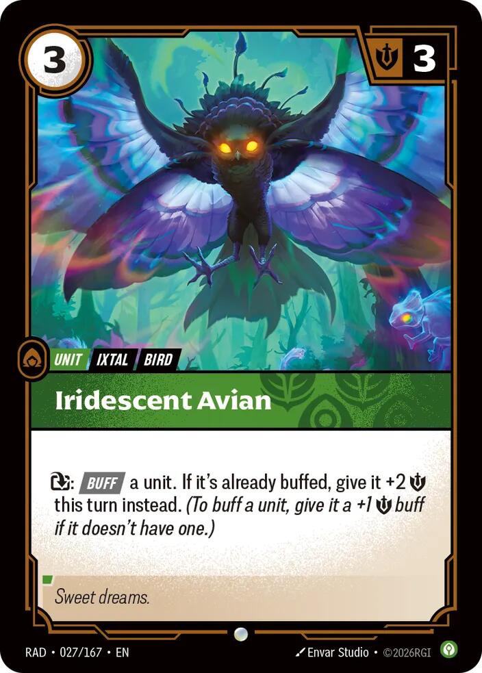 Iridescent Avian · RAD 027