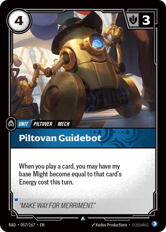Piltovan Guidebot · RAD 057