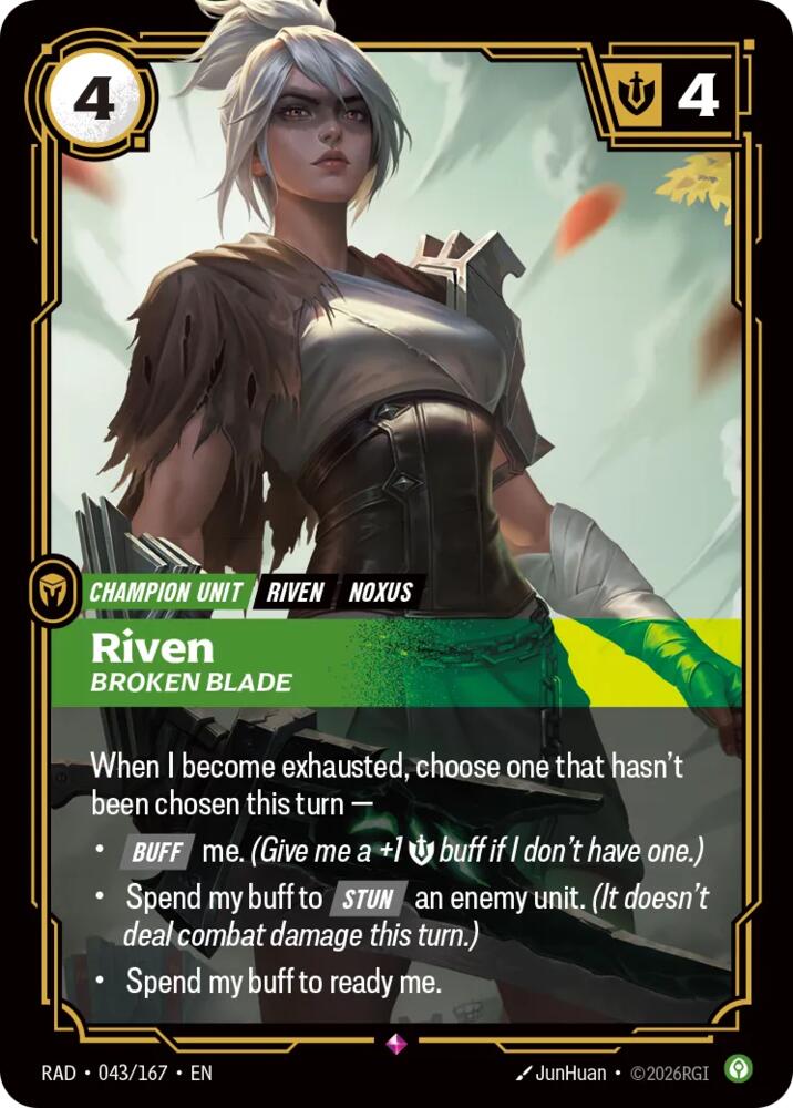 Riven, Broken Blade · RAD 043