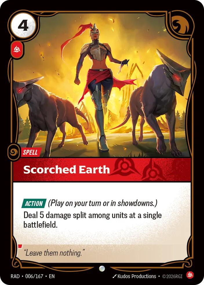 Scorched Earth · RAD 006