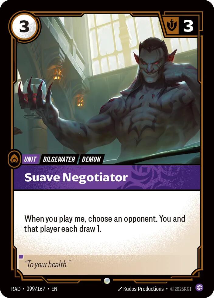 Suave Negotiator · RAD 099