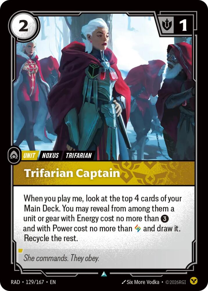 Trifarian Captain · RAD 129