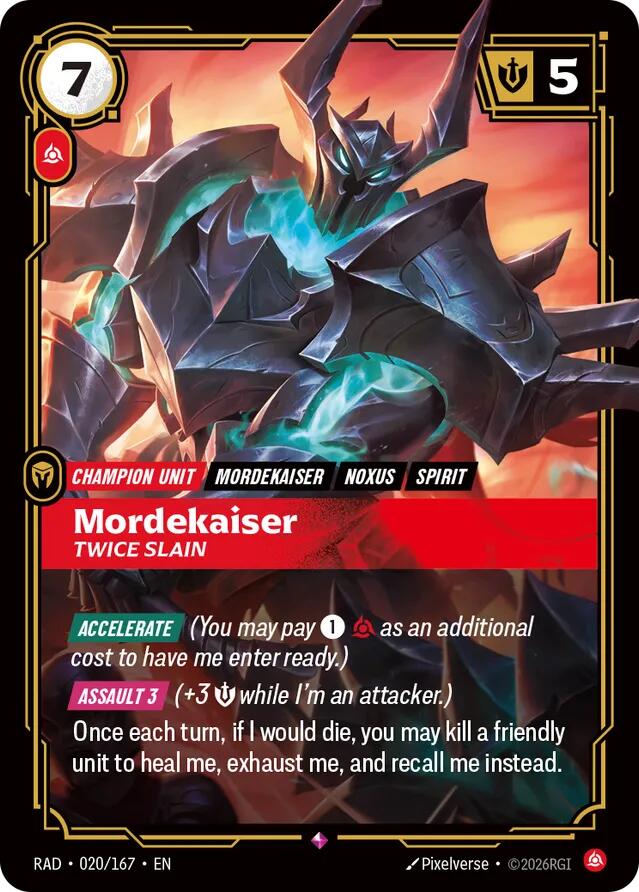 Mordekaiser, Twice Slain · RAD 020