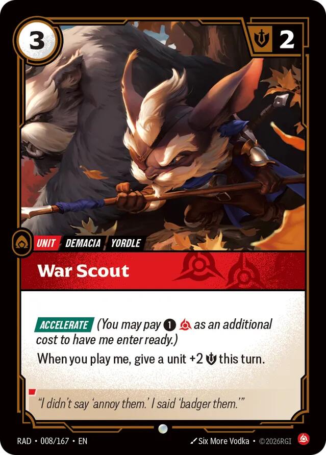 War Scout · RAD 008