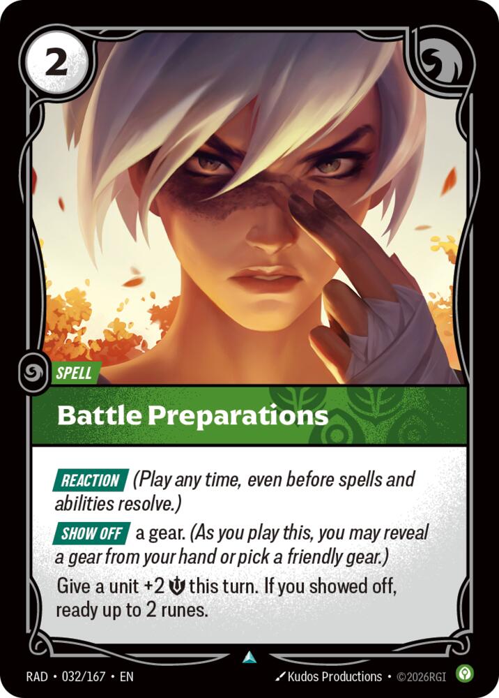Battle Preparations · RAD 032