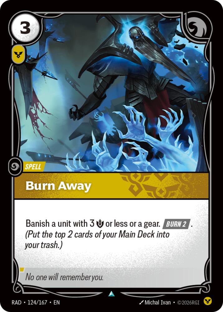 Burn Away · RAD 124